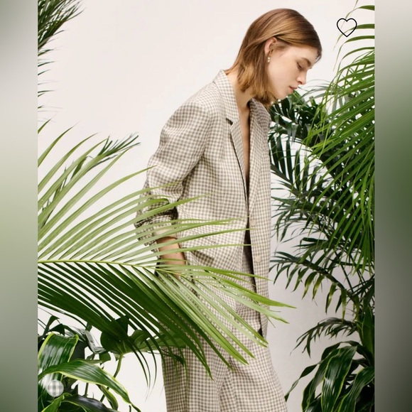 Theory Ivory Linen Blazer - Picture 4 of 10